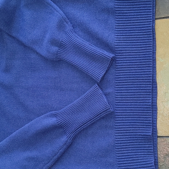 Philosophy Drop Shoulder Crewneck Sweater, Small, Blue, NWT - Picture 6 of 10